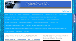Desktop Screenshot of cyberlaws.net