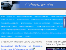Tablet Screenshot of cyberlaws.net
